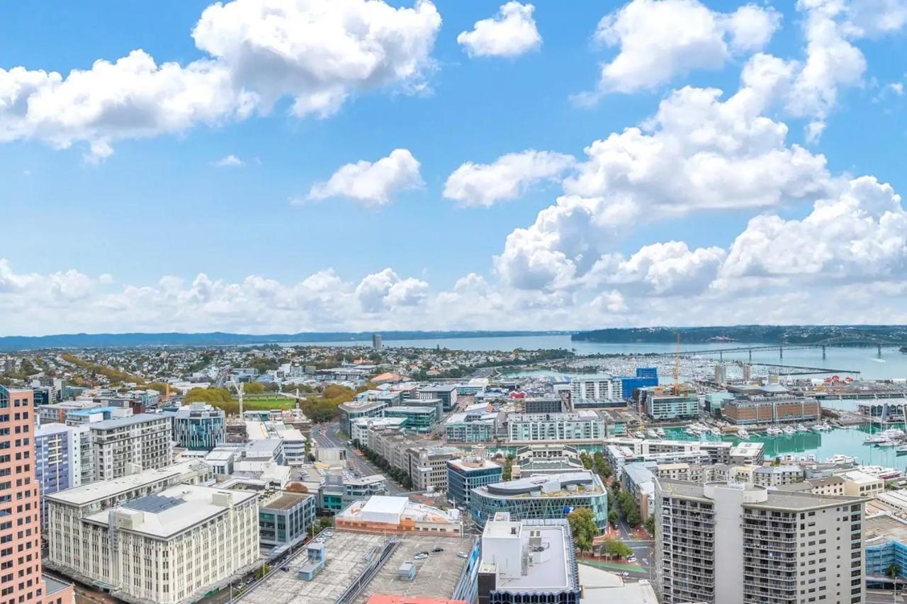 Amazing Harbour, Skytower And Rangitoto Views Apartment โอ๊คแลนด์ ภายนอก รูปภาพ