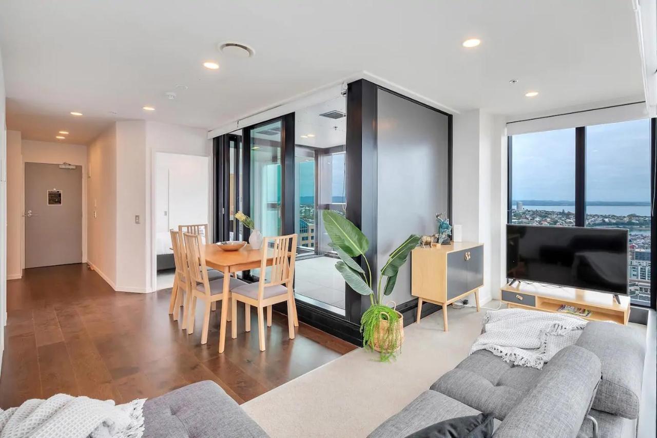 Amazing Harbour, Skytower And Rangitoto Views Apartment โอ๊คแลนด์ ภายนอก รูปภาพ