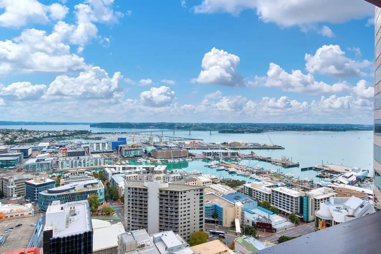 Amazing Harbour, Skytower And Rangitoto Views Apartment โอ๊คแลนด์ ภายนอก รูปภาพ