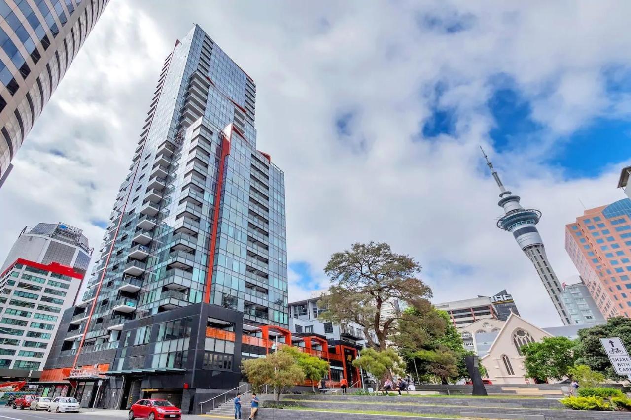 Amazing Harbour, Skytower And Rangitoto Views Apartment โอ๊คแลนด์ ภายนอก รูปภาพ