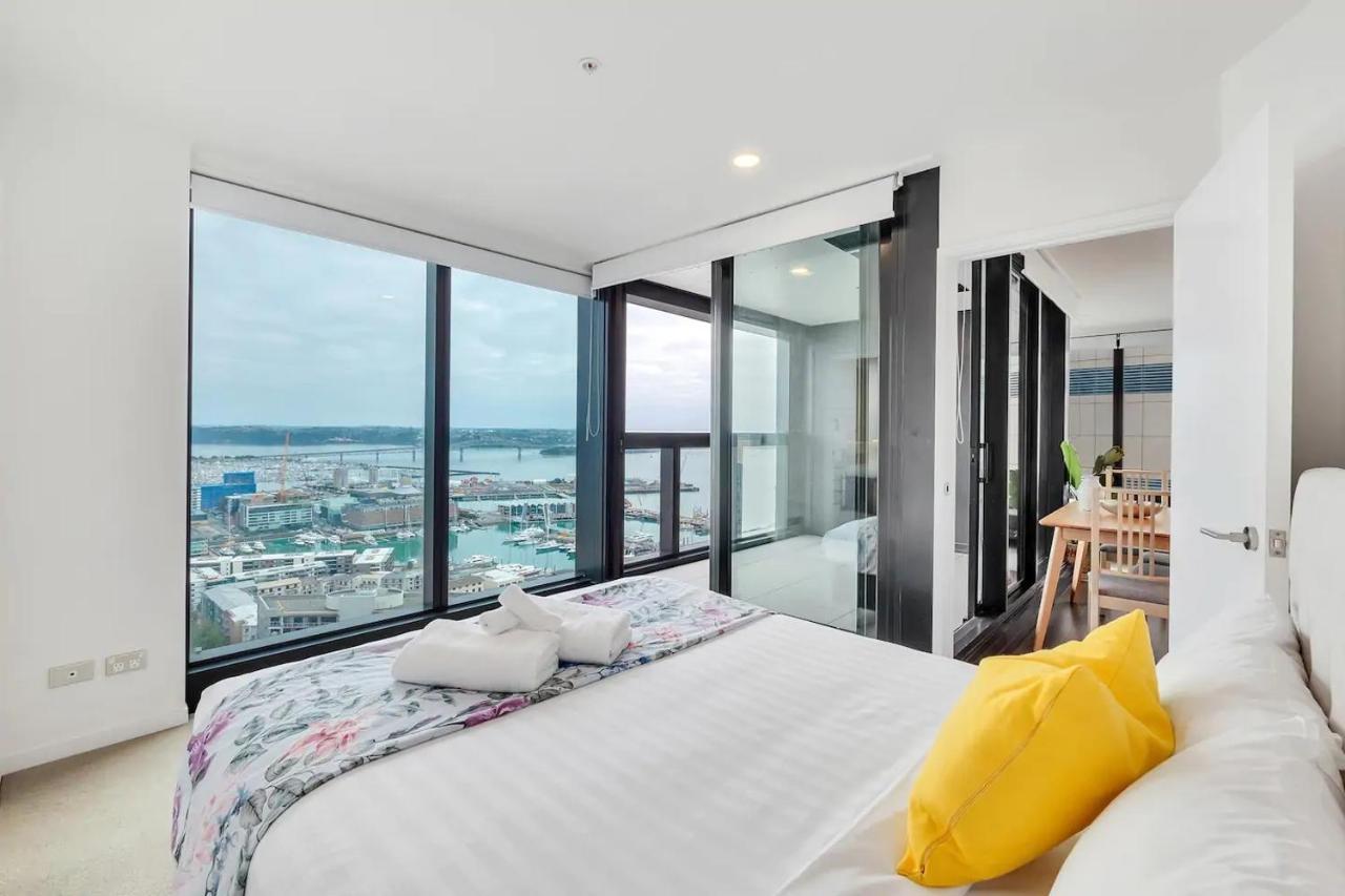 Amazing Harbour, Skytower And Rangitoto Views Apartment โอ๊คแลนด์ ภายนอก รูปภาพ